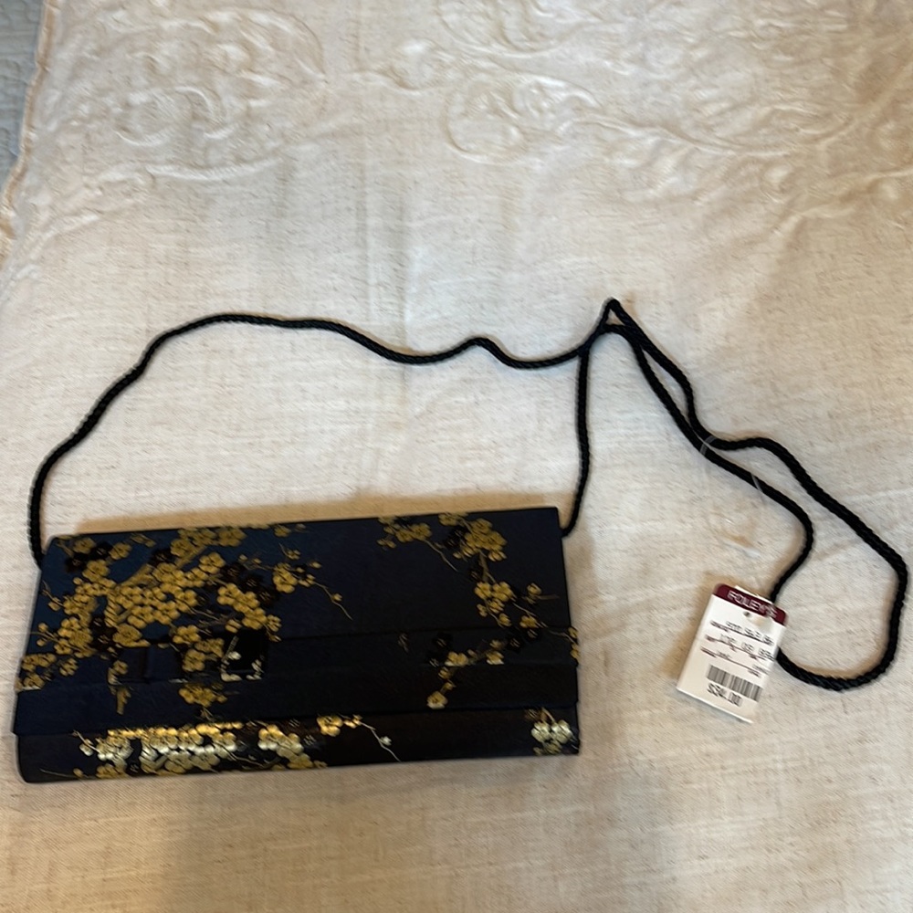 Black and gold evening bag by Carla Marchi - Picture 7 of 7